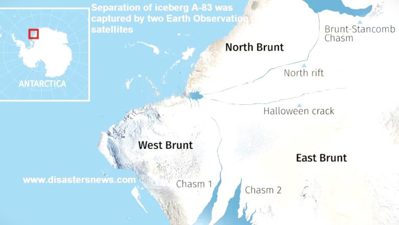 Antarctica’s Brunt Ice Shelf Calves Massive Iceberg A-83, Signals Ongoing Environmental Shift