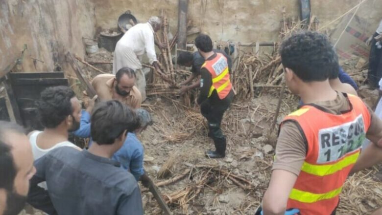 Roof Collapse Kills Three in Pakistan Lakki Marwat After Heavy Rains