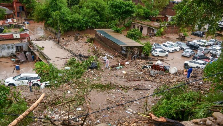 Record Rainfall Devastates Jammu, Floods and Landslides Cause Widespread Havoc