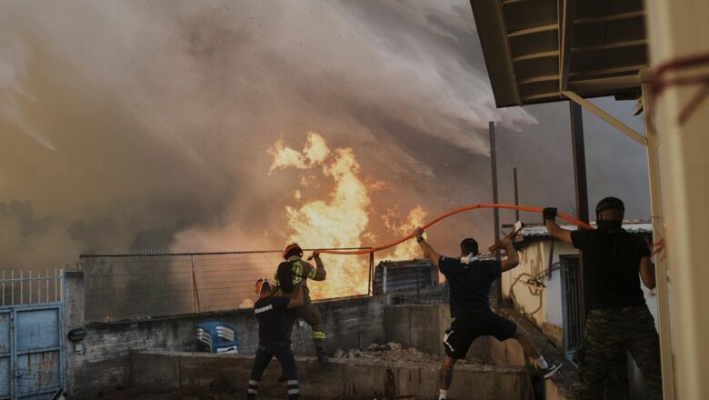Europe Climate Change Intensifies Wildfires in Eastern Mediterranean