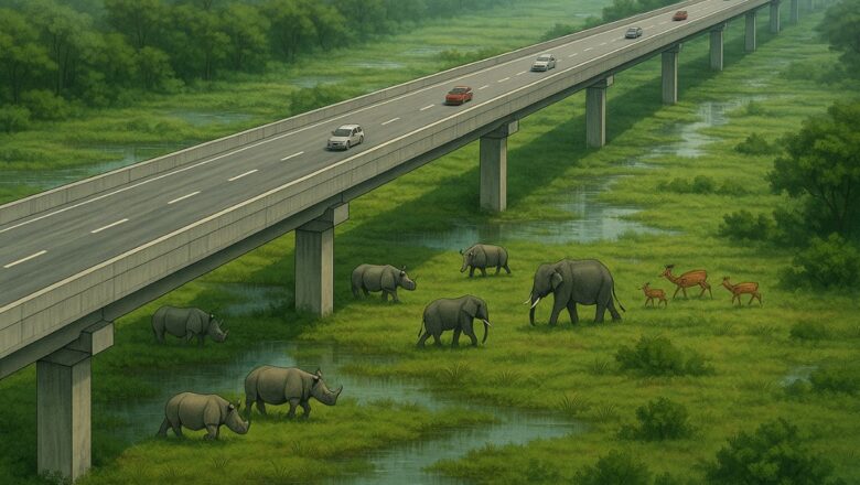 Landmark ₹6,957 Cr Kaziranga Corridor Approved 34.5 KM Elevated Highway to Protect Wildlife