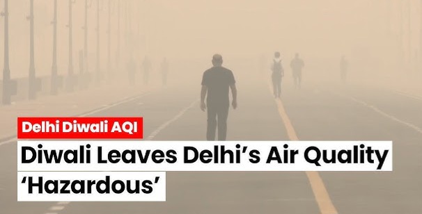 Delhi Chokes on Diwali: 34 Monitoring Stations in Red Zone as AQI Hits 345