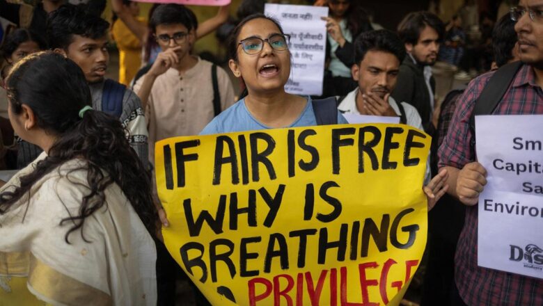 Protests erupt in Delhi over alarming air pollution levels