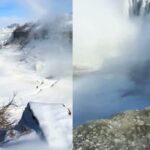Niagara Falls Freeze at −20°C as Polar Vortex Turns Iconic Waterfall Into an Icy Spectacle
