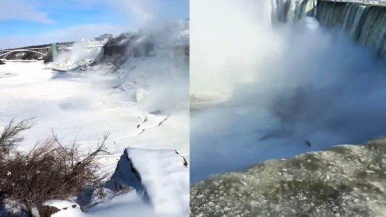Niagara Falls Freeze at −20°C as Polar Vortex Turns Iconic Waterfall Into an Icy Spectacle