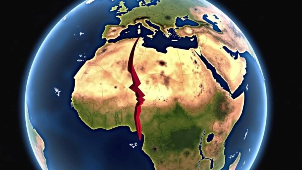 Africa Tectonic Split Measurable Today Though Visible Change Will Take Millennia