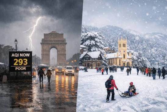 Snowfall Returns Late to North India, Raising Questions Over Vanishing Himalayan Winters