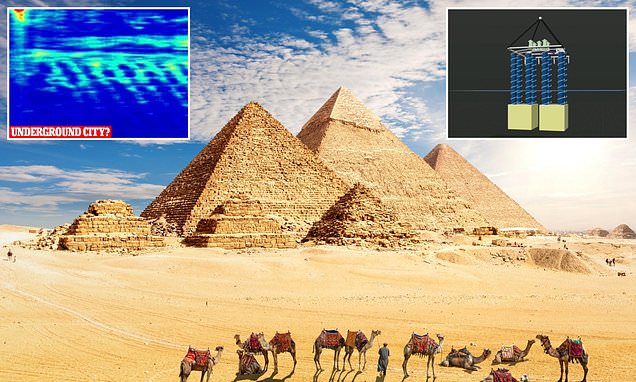 Satellite Radar Study Claims Vast Underground Structures Beneath Egypt’s Pyramid of Khafre
