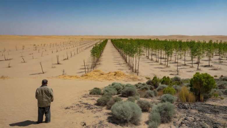China’s Billion Tree Wall Slows the Desert But At What Cost?