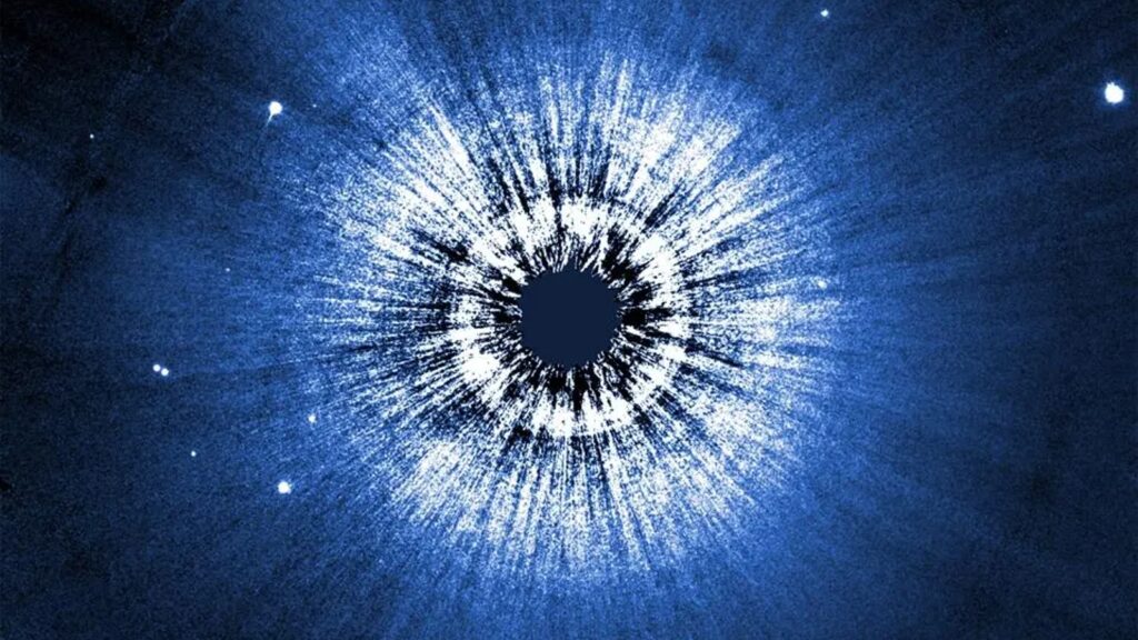 James Webb Detects Crystalline Water Ice Around Young Star 155 Light Years Away