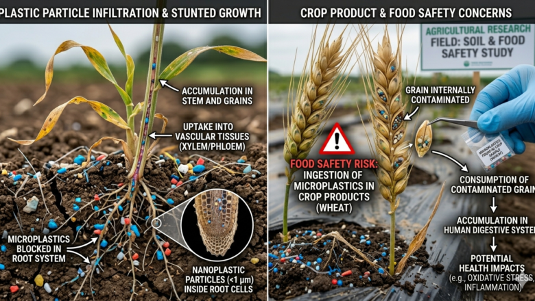 Shockingly Plastic Particles Entering into Crops Affecting Growth and Raising Food Safety Concerns