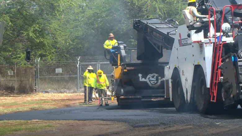 Recycled plastic roads spark hope and concern as Hawaii tests long-term impact
