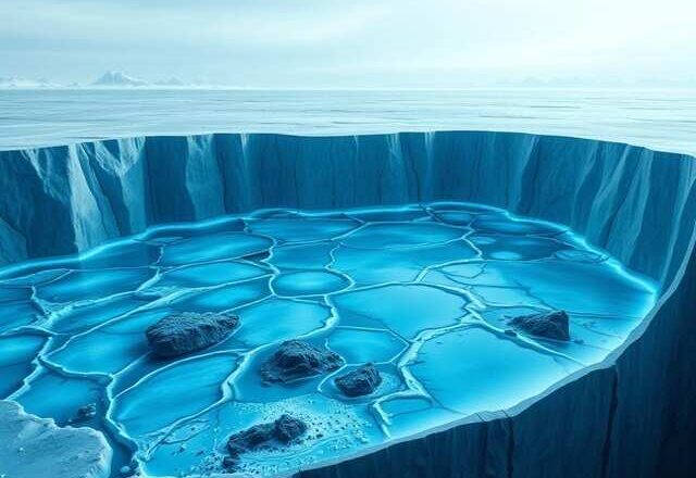 Hot Water Creeping Under Ice Deep ocean Heat Moves Towards Antarctica