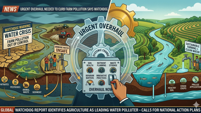 Water Crisis Warning Urgent Overhaul Needed to Curb Farm Pollution Says Watchdog
