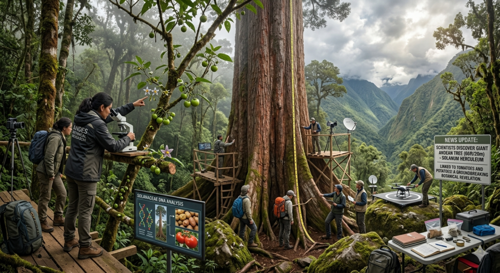 Scientists Discover 66 Foot Giant Tree in Andes Linked to Tomatoes and Potatoes