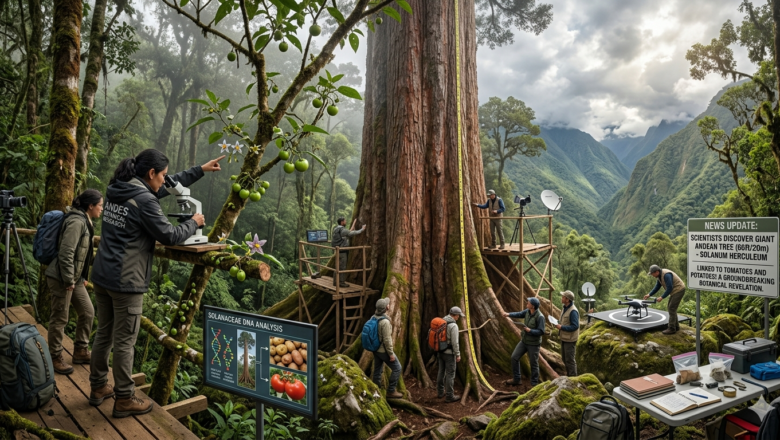 Scientists Discover 66 Foot Giant Tree in Andes Linked to Tomatoes and Potatoes