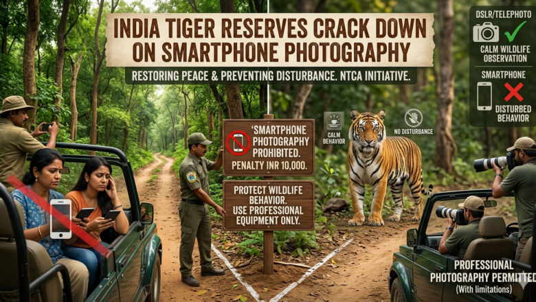 India Tiger Reserves Crack Down on Smartphone Photography Amid Rising Safari Concerns