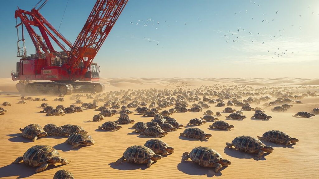Releasing 500 Tortoises in Sahara Led Unexpected Ecosystem Recovery Visible From Space