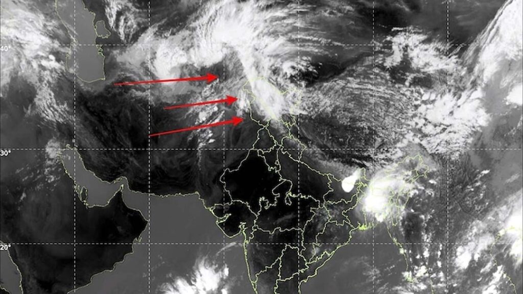 Western Disturbance To Trigger Storms Across North India As Monsoon Advances