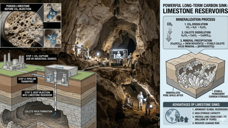 New Study Finds Say Limestone Reservoirs May Be Powerful Long Term Carbon Sinks