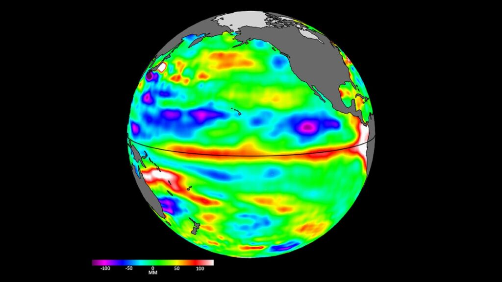 El Nino Warning Signs Emerge as NASA Satellite Detects Massive Warm Water Swell in Pacific Ocean