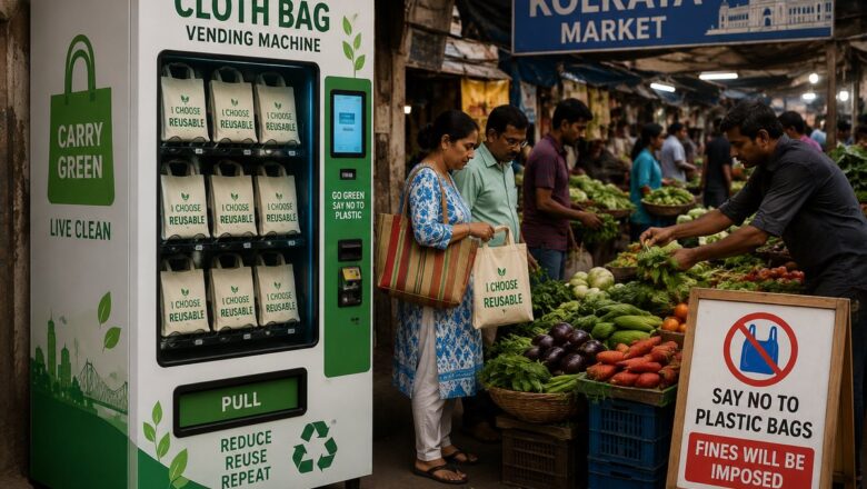 Kolkata to Install Cloth Bag Vending Machines, Fine Single Use Plastic Users