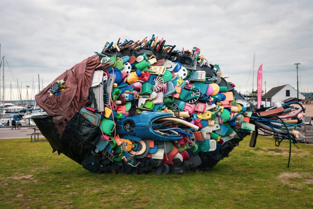 Installation Art Turns Plastic Waste Into Powerful Climate Message