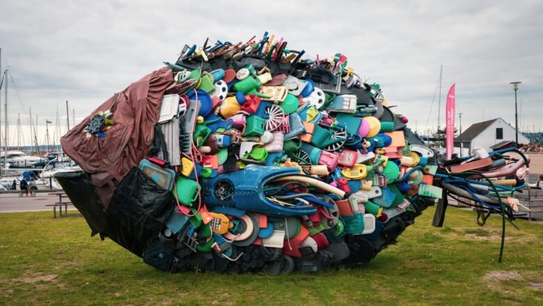 Installation Art Turns Plastic Waste Into Powerful Climate Message