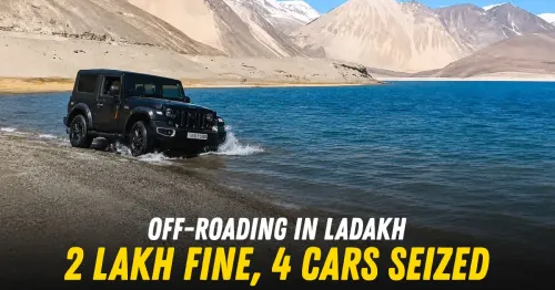 Ladakh Imposes ₹2 Lakh Fine on Tourists for Illegal Off Roading in Protected Areas