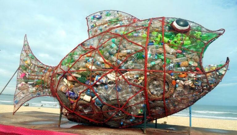 Giant Fish Sculpture to Turn Plastic Bottles Into Art, Raise Awareness About Ocean Pollution
