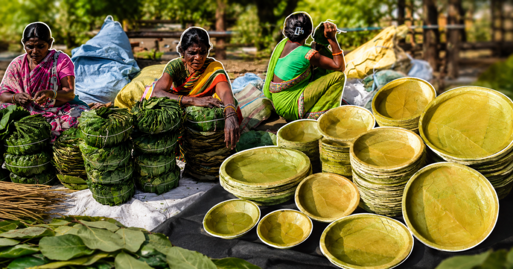 Europe Embraces India’s Traditional Sal leaf Plates as Sustainable Alternative to Plastic