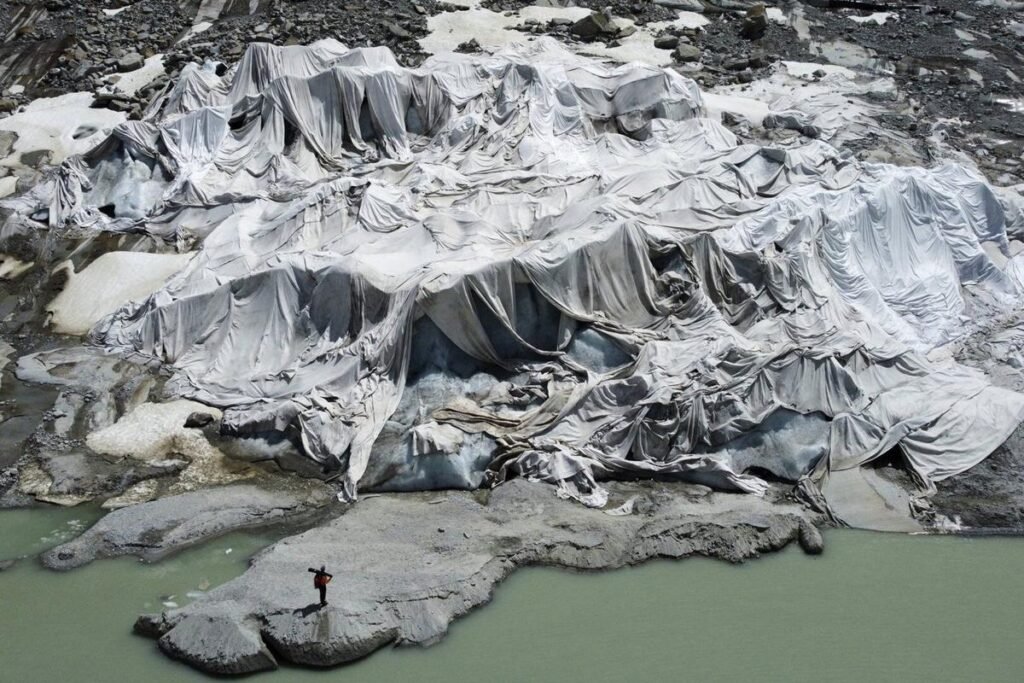 Switzerland Rhone Glacier Loses Over 4 Metres of Ice in a Month Amid Extreme Heat