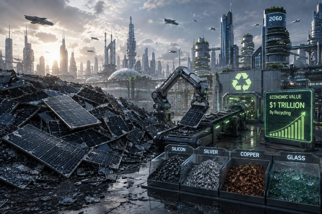 Solar Panel Waste Could Reach 402 Million Tonnes by 2060 Recycling may Unlock $1 Trillion Value