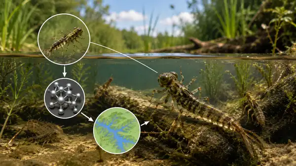 Dragonfly Larvae Help Scientists Map Mercury Pollution in Freshwater Ecosystems