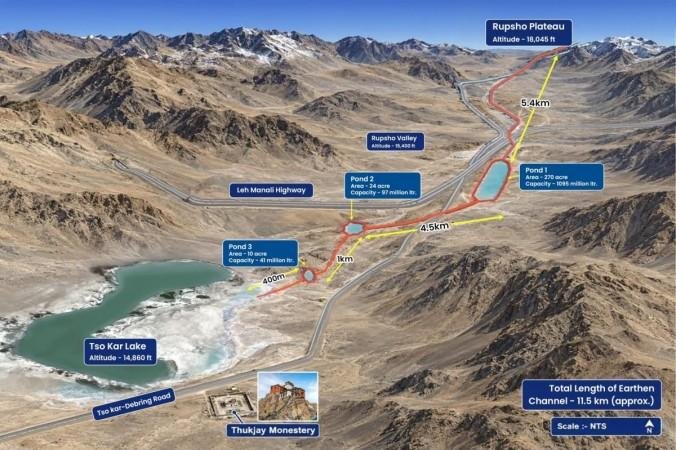 Ladakh’s Four Him Sarovar Ponds Filled With Glacier Meltwater in Record Five Months