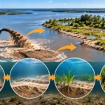 Dredged Sediment Help Create 35 Hectares Island in Louisiana river