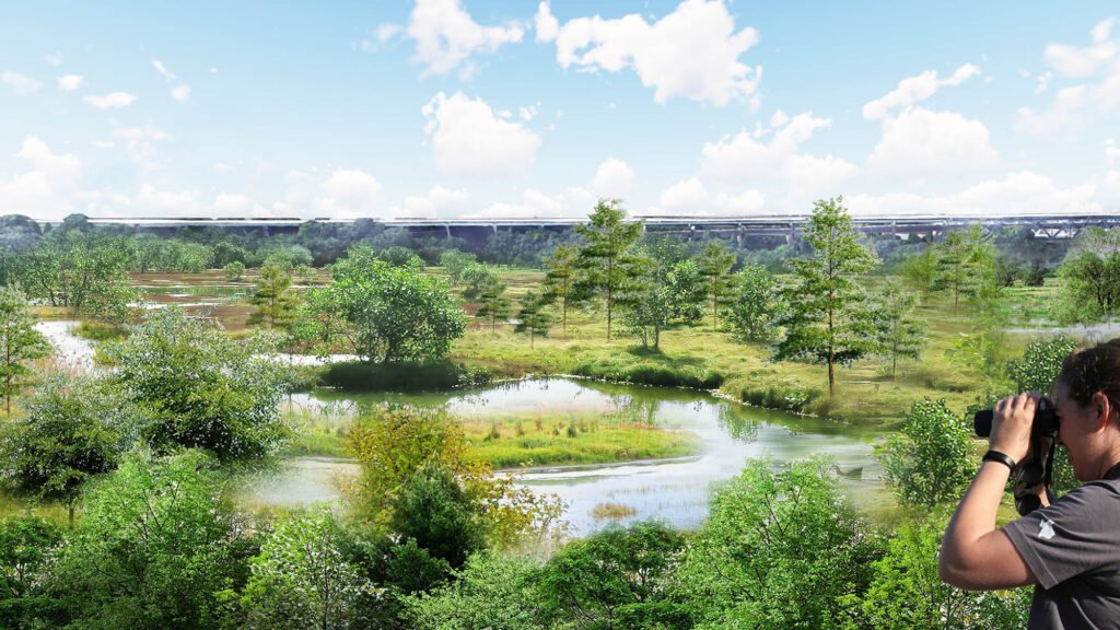Philadelphia Transforms Illegal Dumping Ground into 33 Acre Wetland Plants 7,000 Trees