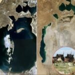 Aral Sea Loses 93% of Its Water Shrinking from World’s Fourth Largest Lake to a Fraction of Its Former Size